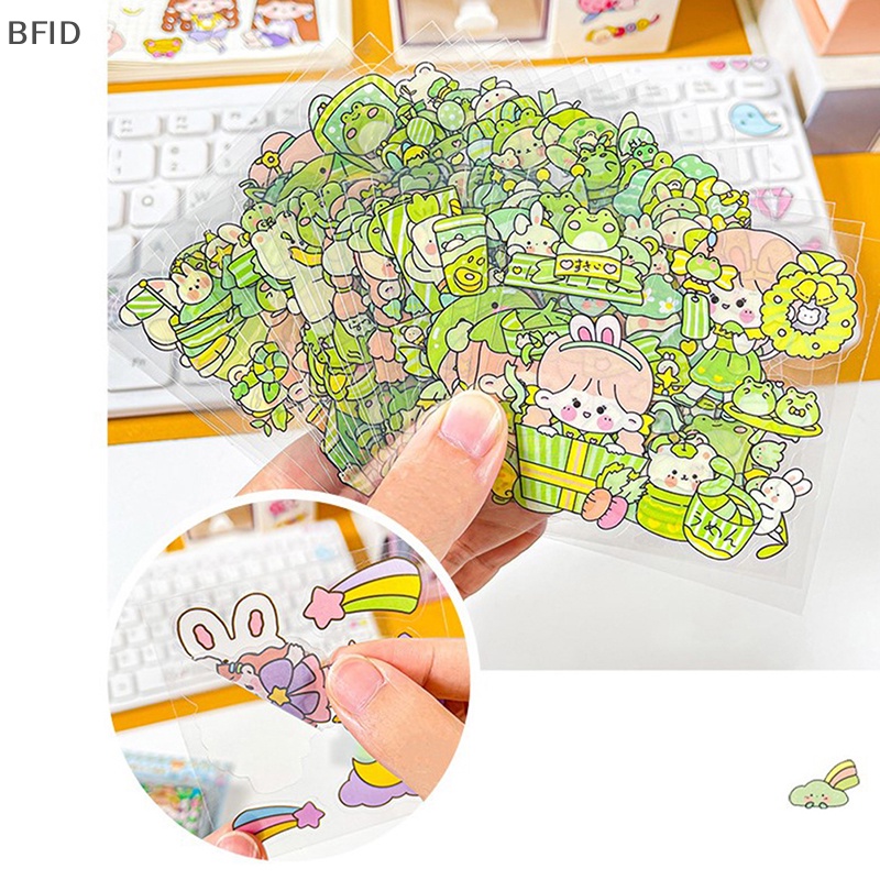 [BFID] 100sheet Series Dekorasi Lucu Alat Tulis Stiker Scrapbooking DIY Diary Album Gift Box Stick Label Korea Baru2023 [ID]