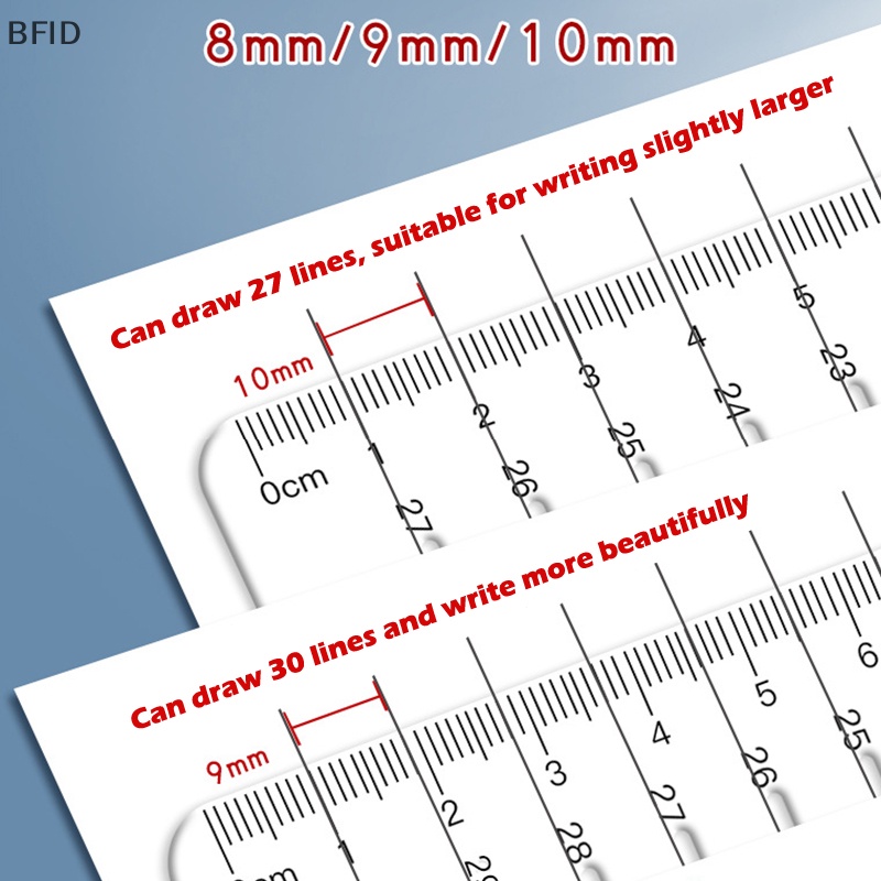 [BFID] Kaligrafi Transparan Stensil Dan Penggaris Template Wrig Garis Lurus Penggaris Bening Alat Wrig Template Geometri Alamat Amplop Panduan [ID]