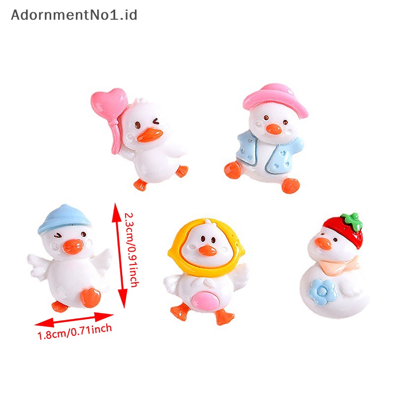 [AdornmentNo1] 10pcs bebek kecil Resin aksesoris kartun lucu Patch aksesoris Diy ponsel Shell jepit rambut perhiasan buatan tangan bahan