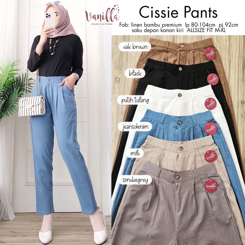 CISSIE PANTS ORI VANILLA |