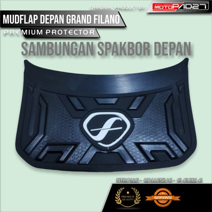 Sambungan Spakbor Depan Grand Filano bahan Rubber Motopad27