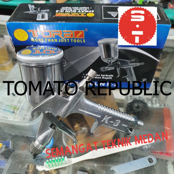 Murah K3 K-3 AIR SPRAY GUN SEMPROTAN ANGIN CAT TABUNG ATAS K3 K - 3 TORA EDX348