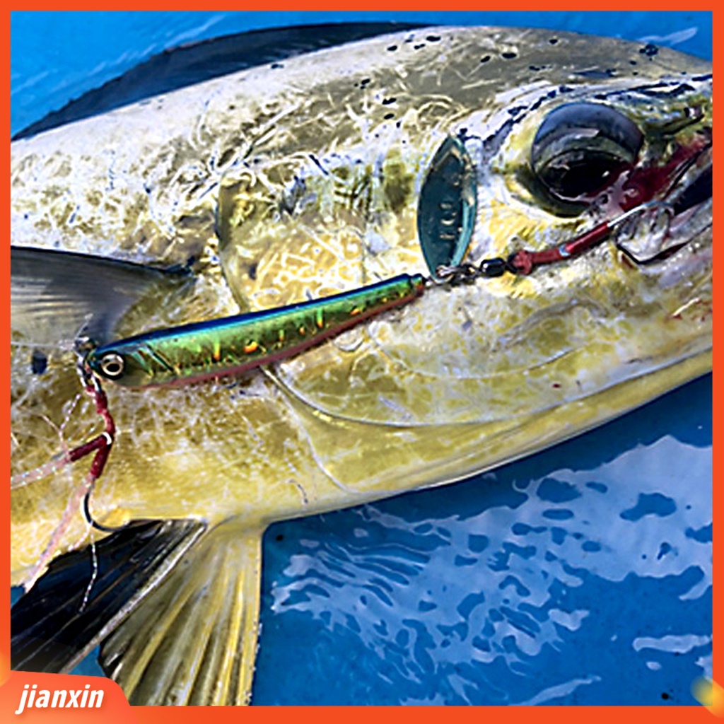 (In Stock) 62mm 30g Tengger Umpan 3D Mata Pengerjaan Halus Simulasi Universal Warna Cerah Anti-Pengaruh Multifungsi Bergaris Bass Umpan Palsu Untuk Air Asin