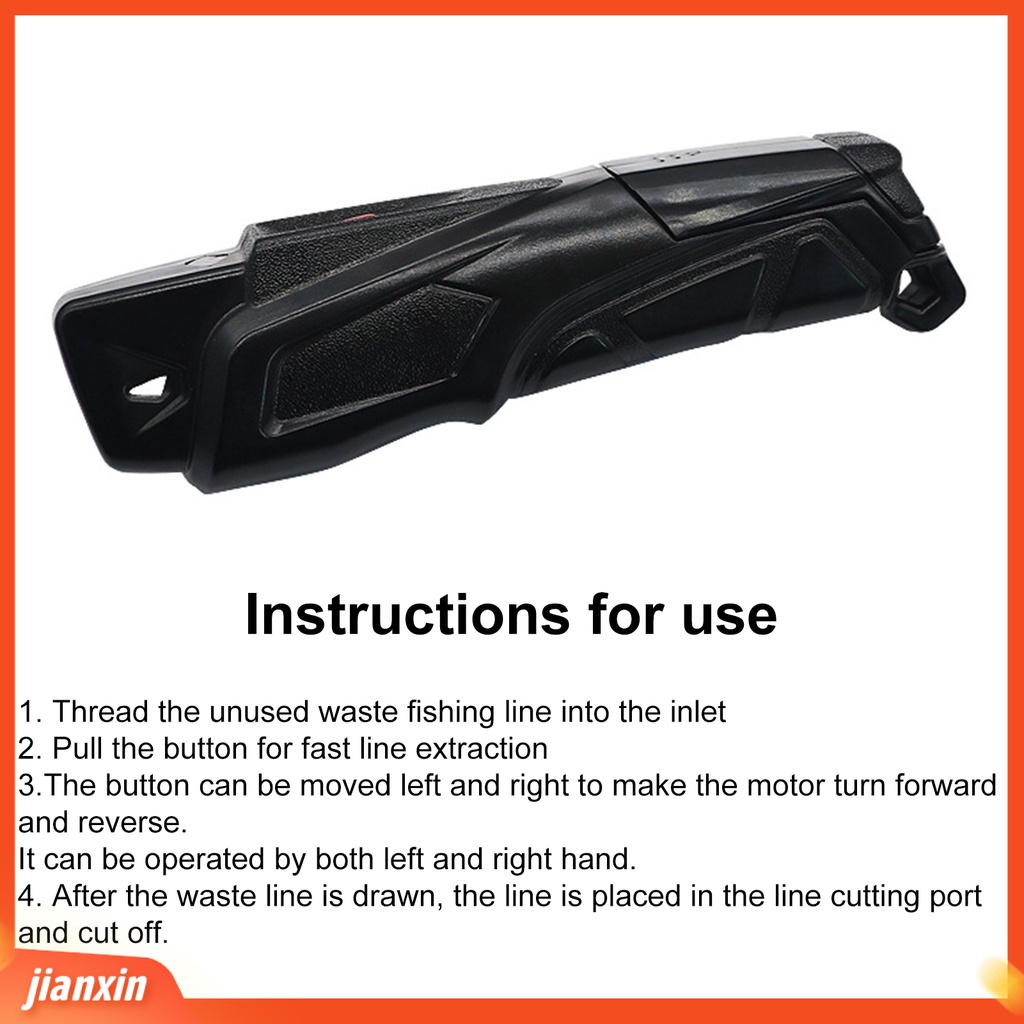 (In Stock) Electric Waste Line Remover Dioperasikan Otomatis Retraction Toggle Switch Alat Pelepas Pengusir Retraktor Garis Gulungan Pancing Untuk Memancing Di Luar Ruangan