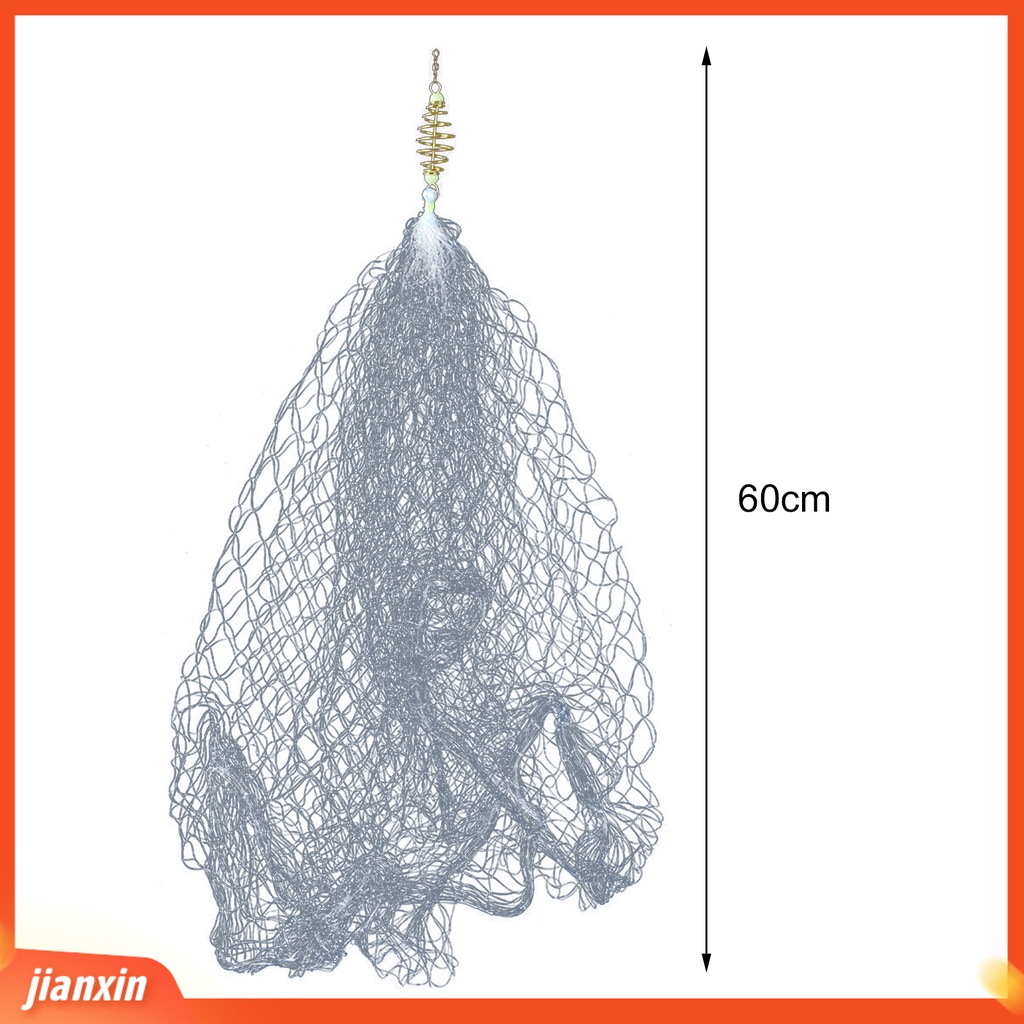 (In Stock) 10Pcs /Set Desain Musim Semi Jaring Ikan Kekuatan Tinggi Ultra Long Trap Bead Spring Shoal Fishnet Aksesoris Untuk Outdoor