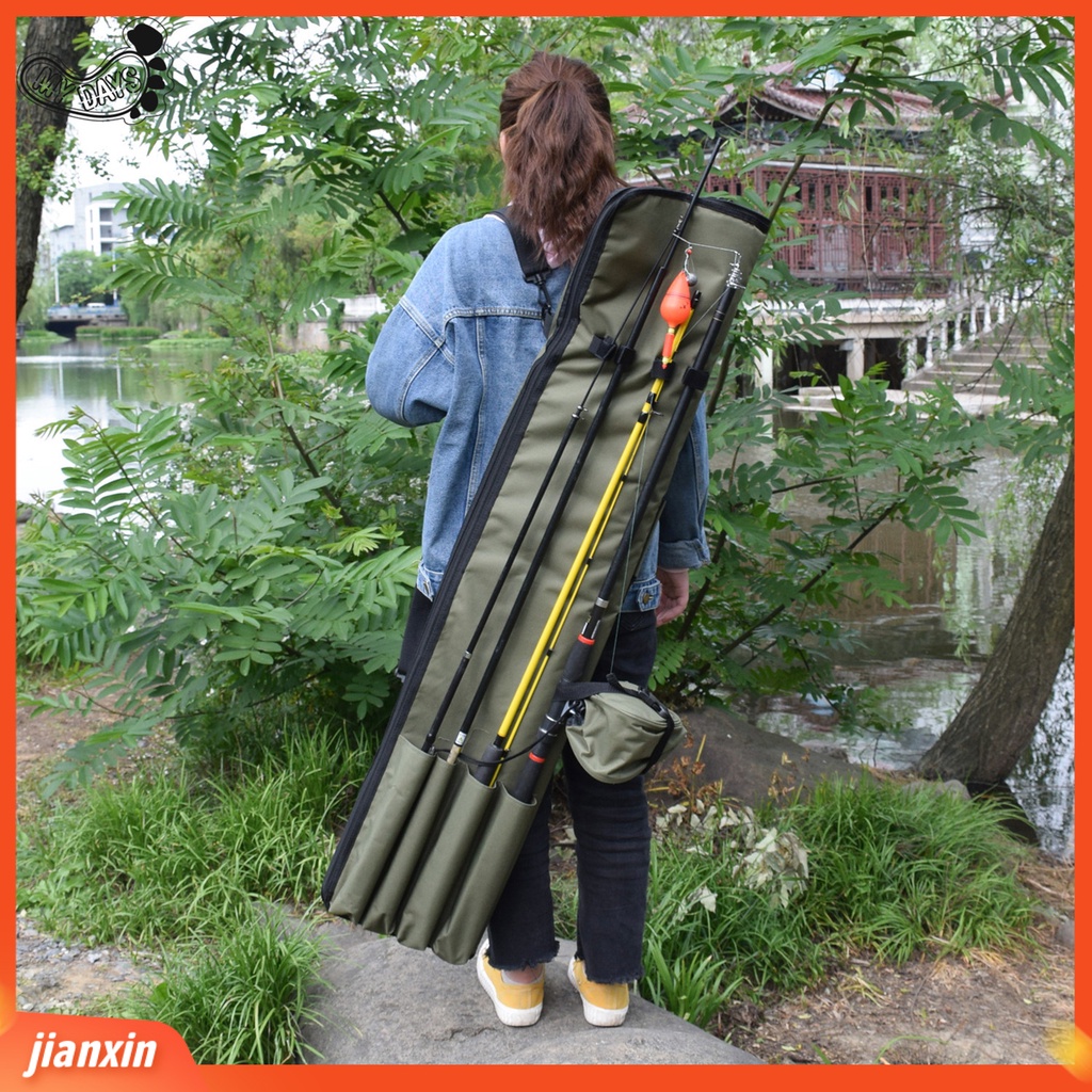 (In Stock) Tas Joran Pancing Multifungsi Dapat Dilipat Tahan Aus Kantong Pembawa Pancing Untuk Outdoor