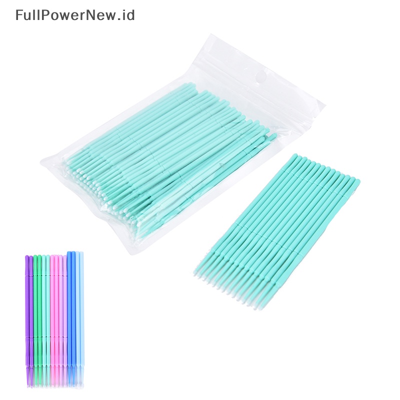 Power 100PCS Disposable Eyelash Extension Micro Brush Aplikators Maskara Wands Tools ID