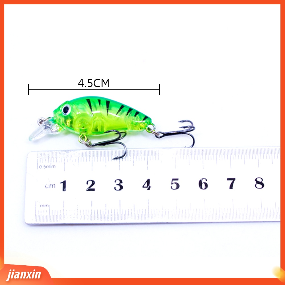(In Stock) 4.5cm 4g Mini Plastik Fishing Tackle Tools Aksesoris Umpan Ikan Buatan
