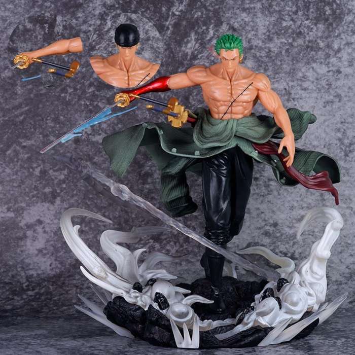 Zoro Gk Statue Action Figure One Piece Hunter Fan Studio