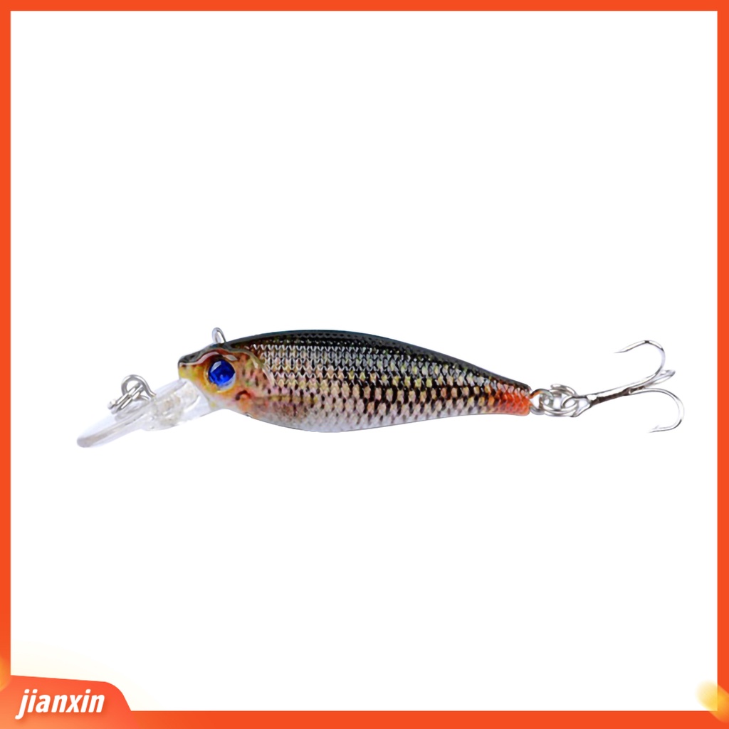 (In Stock) Colorful 3D Mata Bionic Ikan Memancing Umpan Keras Mengambang Popper Hooks Alat Umpan