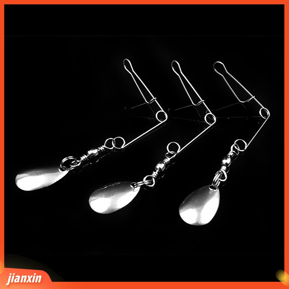 (In Stock) Stainless Steel Spinnerbait Pisau Lures Rigs Sendok Pancing Bracket Keseimbangan