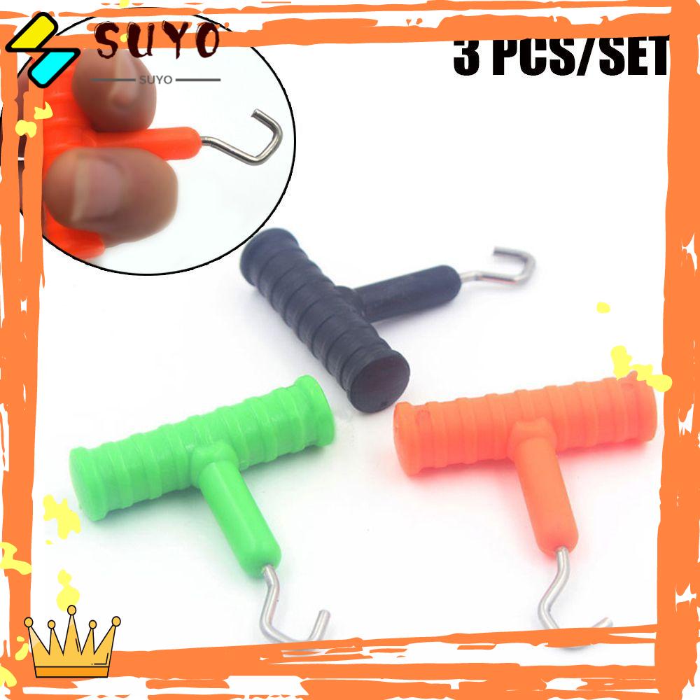 SUYO 3pcs /set Penarik Simpul Pancing Terminal Bahan ABS Merek Baru