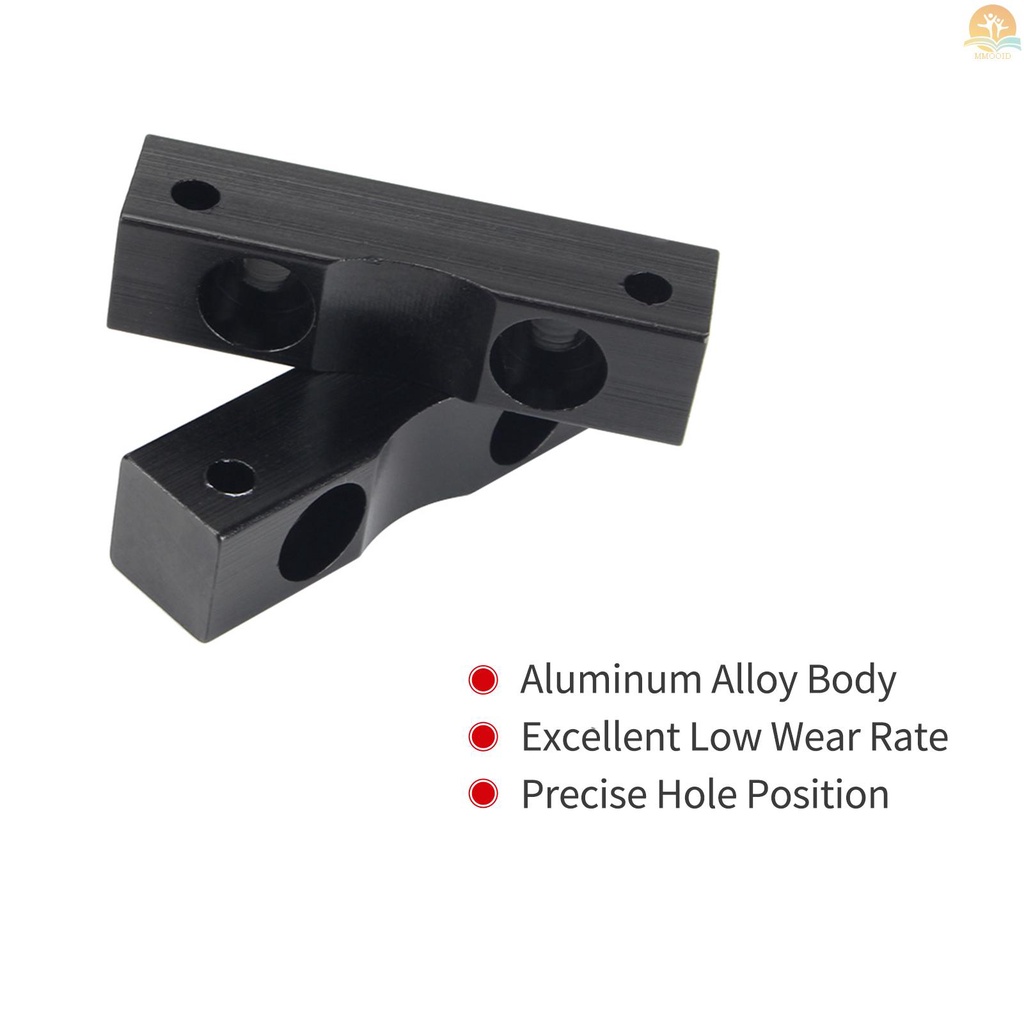 In Stock Aluminium Alloy Z Axis Stepper Motor Mount Block 3D Printer Upgrade Kit 3D Printer Z Axis Stepper Rak Tetap Dengan Sekrup Mur Kompatibel Dengan CR-10 /CR10S /ENDER-3/ENDER-3 PR