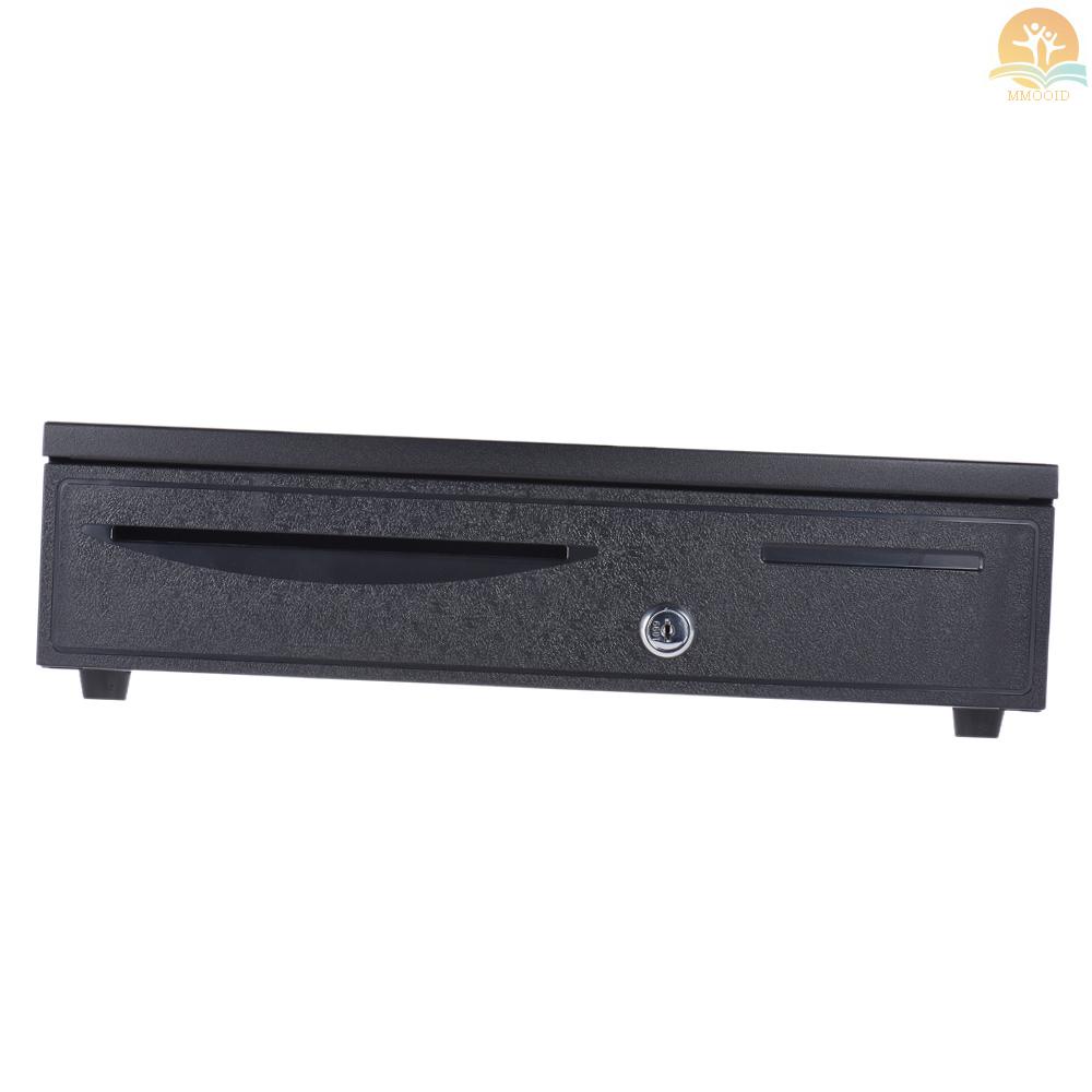 In Stock Heavy Duty Electronic Cash Drawer Box Case Storage 5tagih 5tray Koin Cek Masuk Support Buka Manual Otomatis Key-lock RJ11 Untuk Printer Epson Star POS Mesin Kasir Uang - Coin