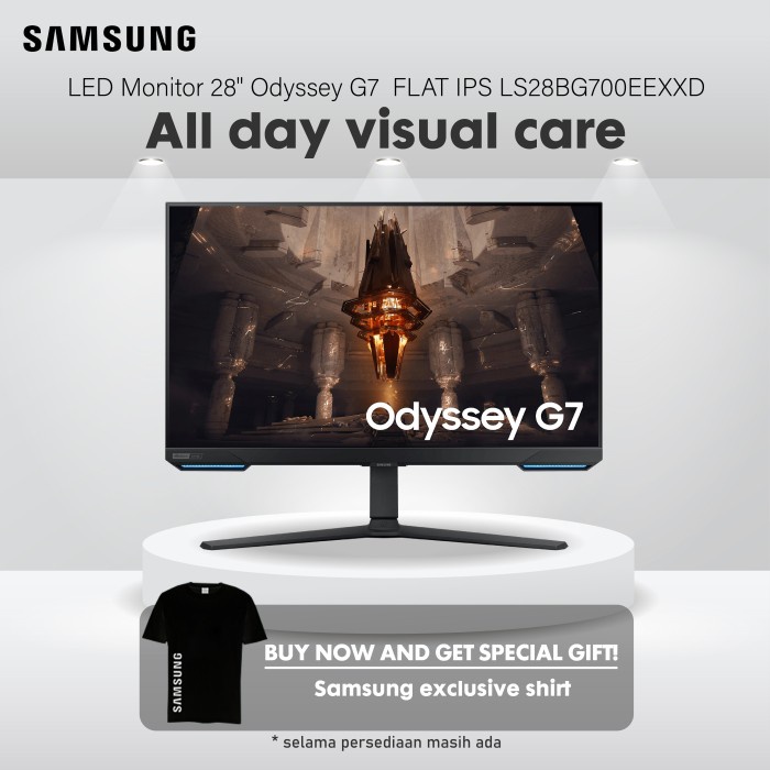 Monitor Samsung 28&quot; Odyssey G7 LS28BG700 144Hz UHD IPS FLAT