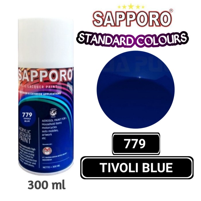 

779 TIVOLI BLUE SAPPORO STANDAR 300ml Cat Semprot Pylok Pilok Pylox