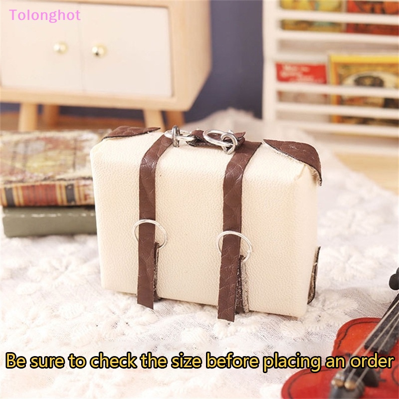 Tolonghot&gt;1:12 Rumah Boneka Miniatur Koper Kotak Koper Tas Tas Mini Model Rumah Dekorasi Mainan Aksesoris Rumah Boneka well