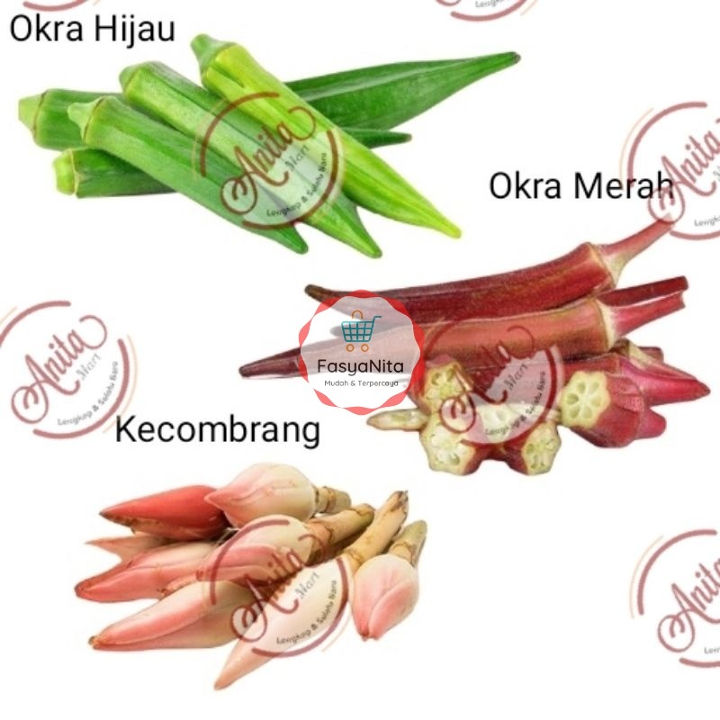 

Okra Hijau Merah Kecombrang Kincung Buah Sayur Segar Denpasar