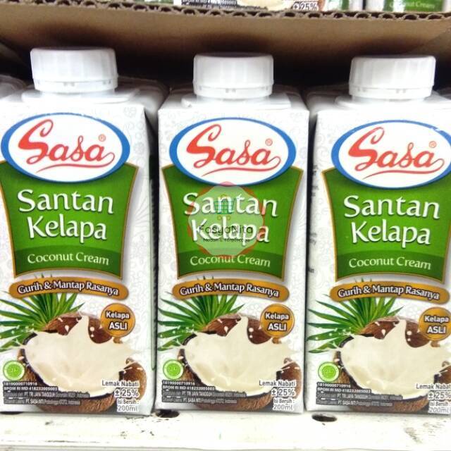 

200ML SASA SANTAN KELAPA COCONUT CREAM