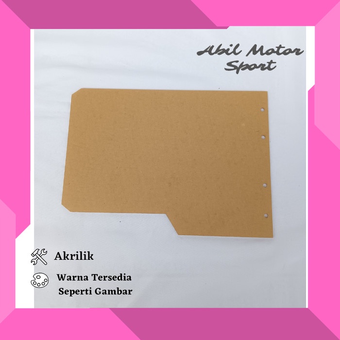 MUDFLAP AKRILIK BEAT STATER HALUS NEW PANJANG MUDFLAP AKRILIK BEAT ESP ABIL MOTORSPORT