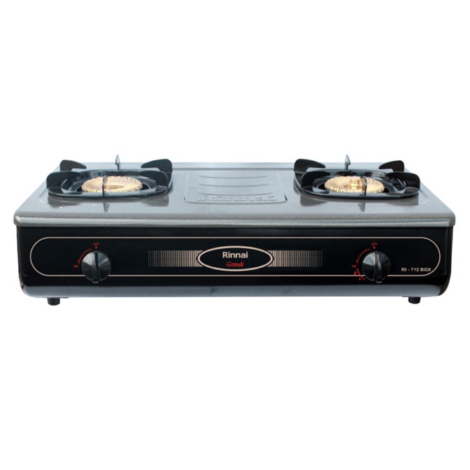 Kompor Gas Dua Tungku Grande Series Rinnai RI-712BGX