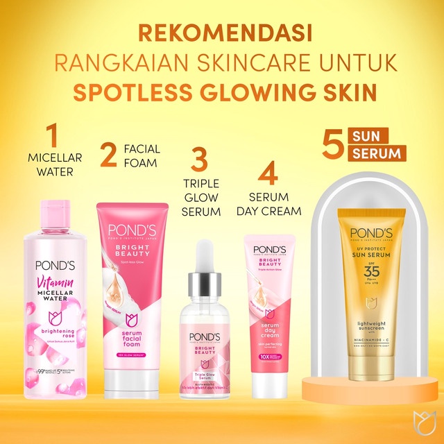 Buy 2 Pond's UV Protect Sun Serum SPF35 30g Free Rose Micellar Water 55ml