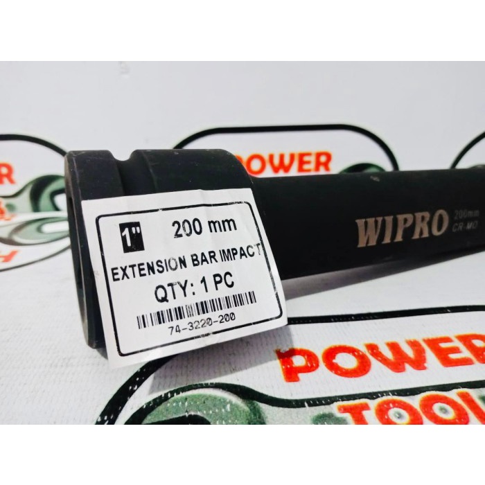 Impact Extension Bar WIPRO  1" (200 mm) impact Extension Bar