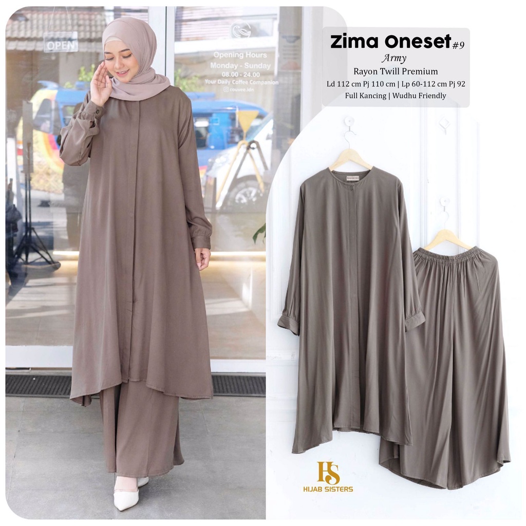 Pakaian Baju Busana Wanita ZIMA ONE SET by HIJAB SISTER 13/07 AS D3