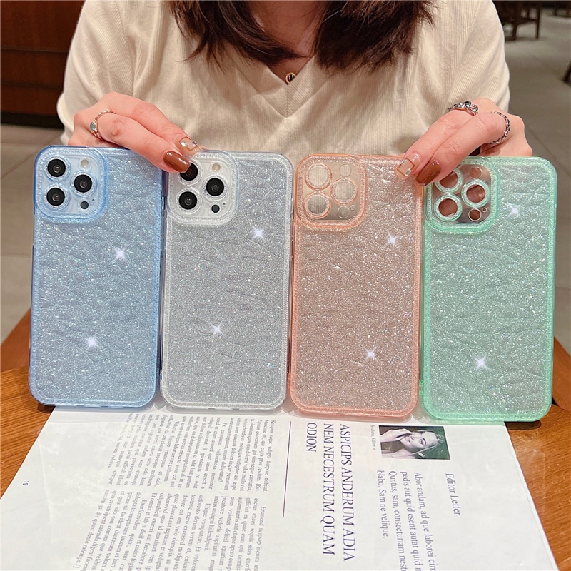 Softcase Iphone Casing IphoneUntuk Iphone 14 13 12 11 Pro Max X Xr Xs Max7 8 Plus Case Diamond Glitter