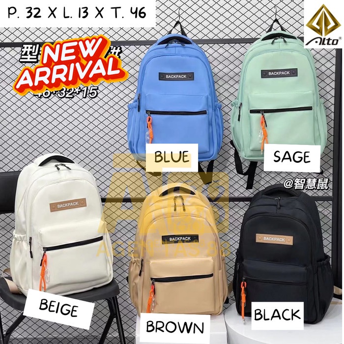 TAS RANSEL SEKOLAH WANITA KOREA IMPORT TAS SEKOLAH ANAK PEREMPUAN SD SMP SMA IMPOR ALTO ORI 40