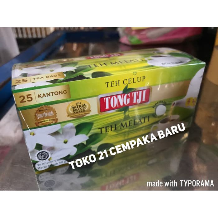 

Tong Tji Teh Melati Celup Box Isi 25 Pcs | TongTji Murah