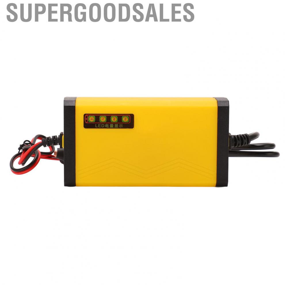 Supergoodsales DC 12V Smart   With LCD Display Multifunctional Automobile Maintainer EU Plug