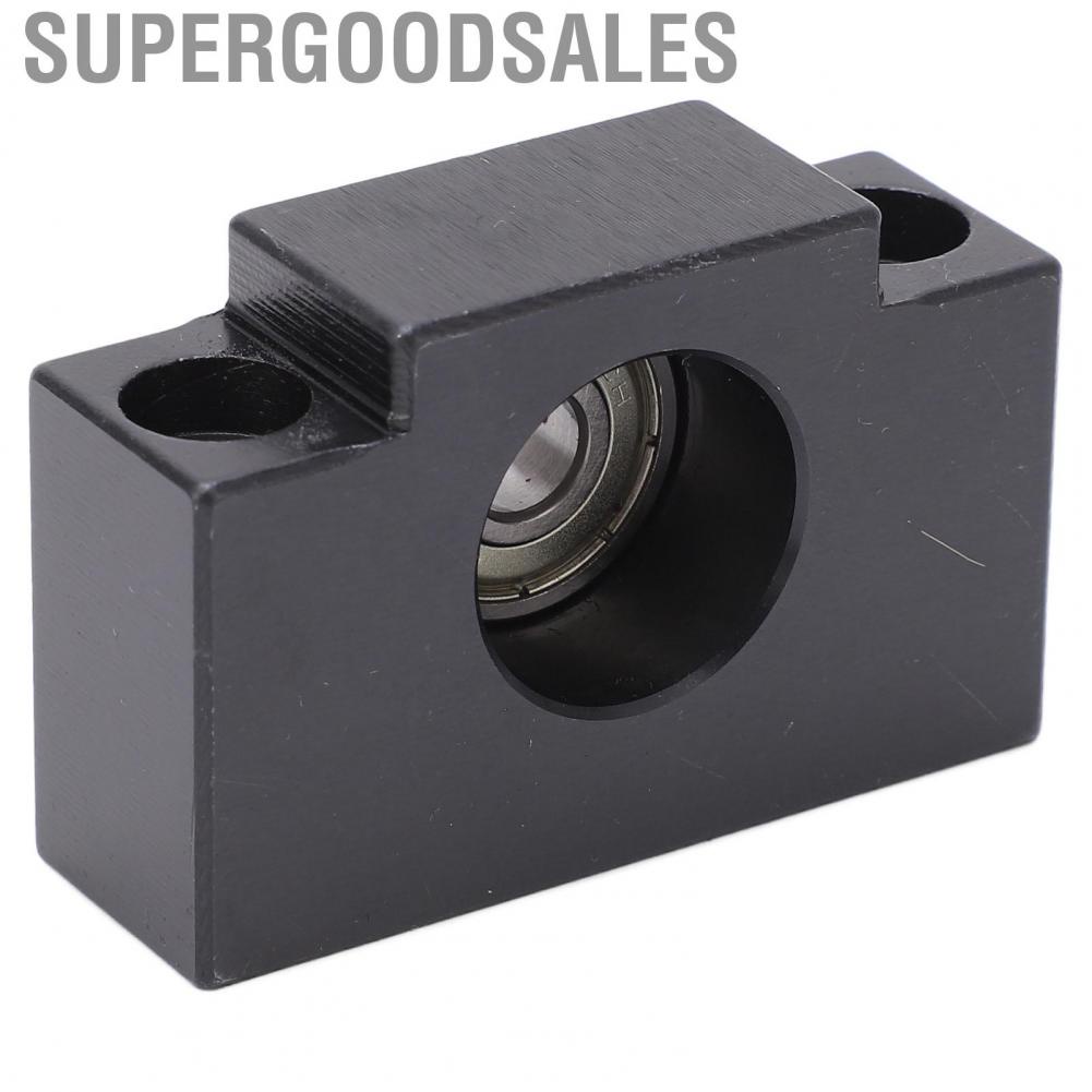 Supergoodsales Ball Screw End Support  Carbon Steel Stable Working Ballscrew Bearing Block Durable for Replacement