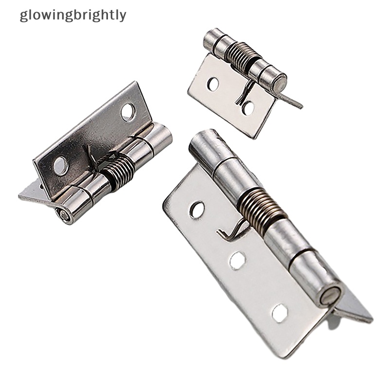 [glowingbrightly] Engsel Pegas Otomatis Stainless Steel 1 /1.5 /2 /2.5/3-inch Pintu Lemari Pakaian Hardware Dan Furniture Fitgs Mini Micro Hinge TFX