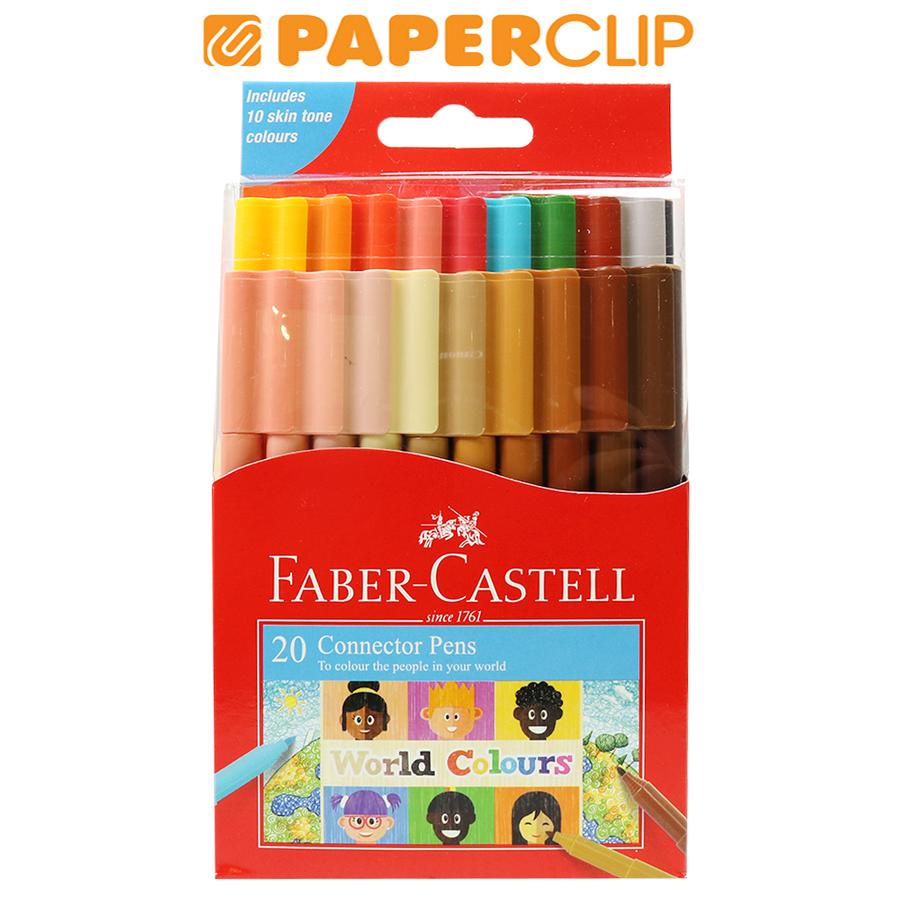 

SPIDOL FABER CASTELL 155006E 20C CONNECTOR PENS WORLD COLOURS