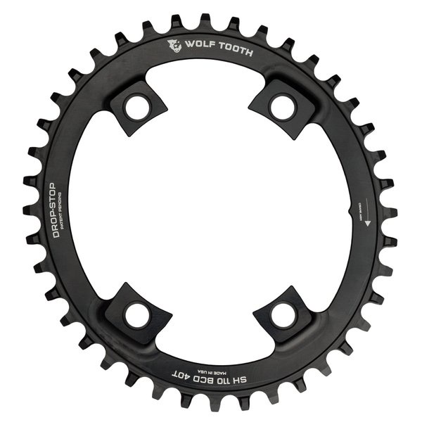 Chainring BCD110 Shimano 4 baut 40t OVAL Narrow wide Wolftooth
