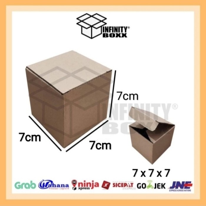 

kotak kardus karton pizza box die cut ukuran 7x7x7