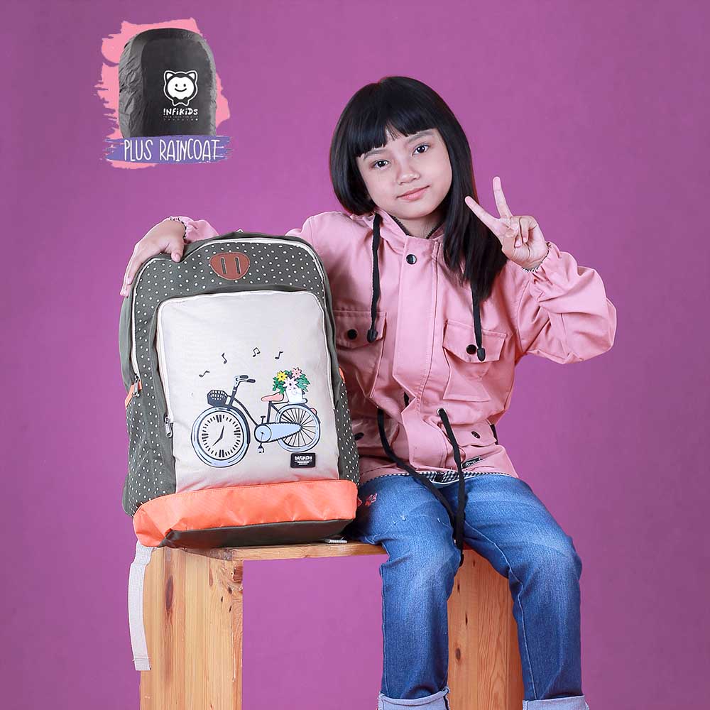 Tas Ransel Anak Sekolah SD SMP Backpack Perempuan Original