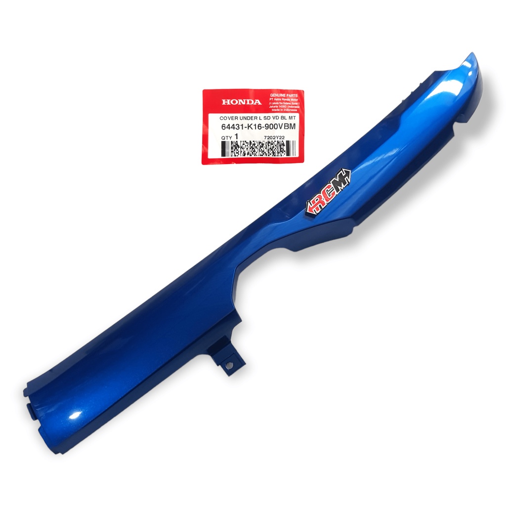 64431-K16-900 FMB VBM TEDENG TEBENG SIRIP BODY BODI DEK LANTAI COVER UNDER SAMPING SIDE KIRI SCOOPY 
