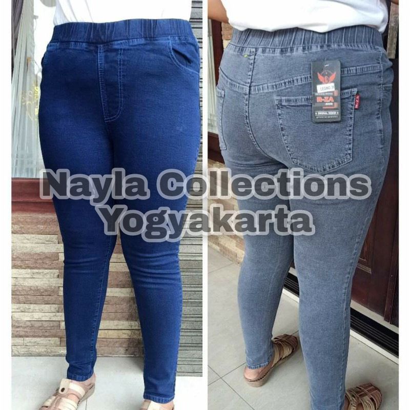 celana jeans wanita jumbo/ jeans wanita jumbo/legging jumbo/ jeans wanita big size 35 36 37 38 39 40