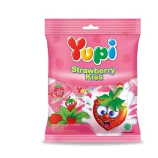 

Yupi Strawberry Kiss Bag 120 Gr ORIGINAL