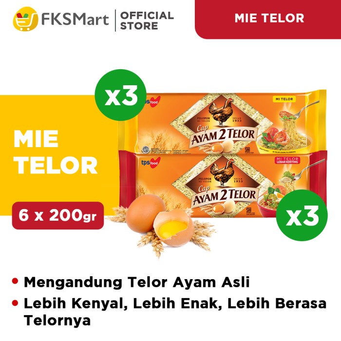 

Mie Cap Ayam 2 Teor Mix Variant Paket Isi 6