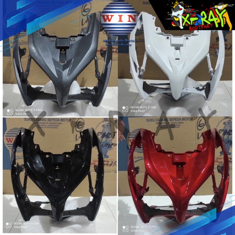 Tameng Vario Techno 125 PGMFI 2011 2012 2013 2014 | Panel Besar WIN | cover motor honda original old