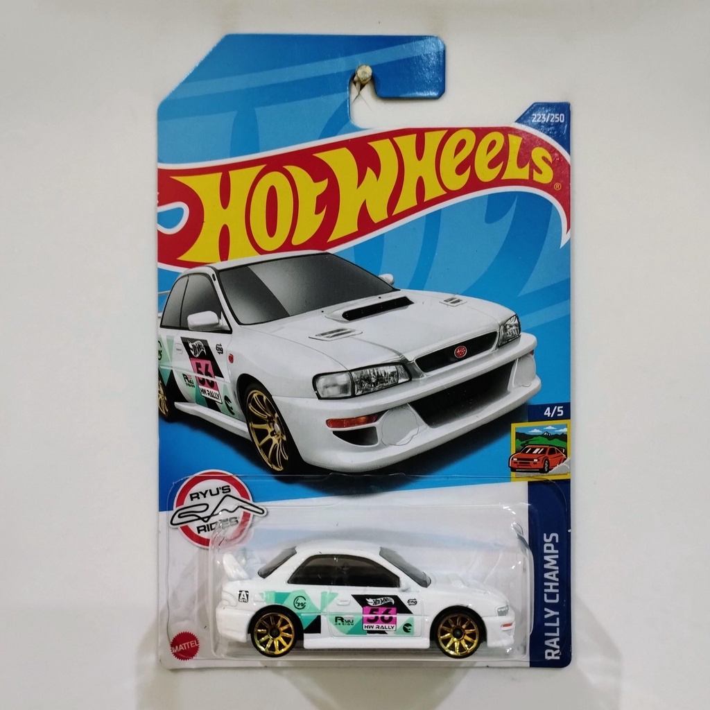 Hot Wheels 98 Subaru Impreza 22B STi-Version Putih THR Treasure Hunt Reg  Mainan Mobil Toys - RALLY 