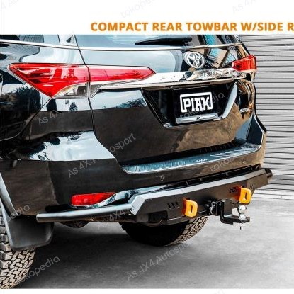Rear Bar Bumper Belakang Towing Belakang Piak Toyota Fortuner 16-23