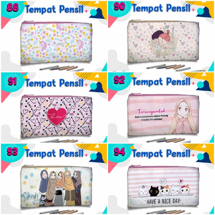 

Promo dulu... Tempat Pensil karakter kartun full kulit sintetis 22x11 Dompet pouch