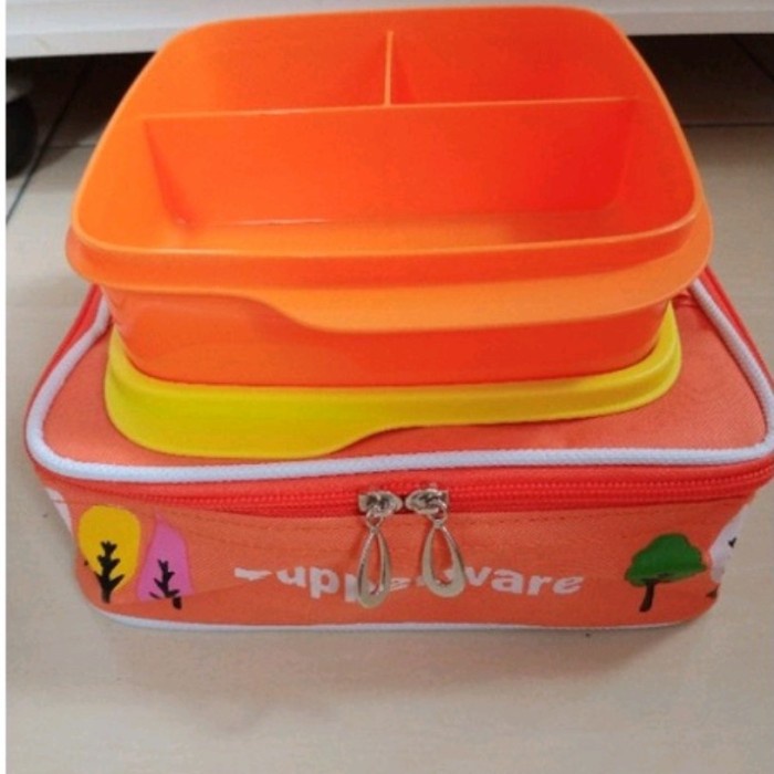 Tupperware Lolly Tup Gratis Tas Kotak Makan Anak - Random