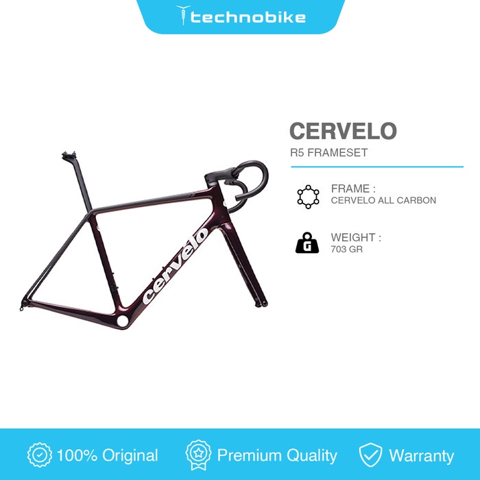 Frame Sepeda Roadbike Cervelo R5 Discbrake