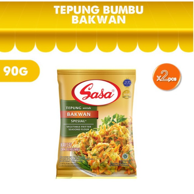 

Sasa Tepung Bumbu Bakwan 90 gr x 2 pcs