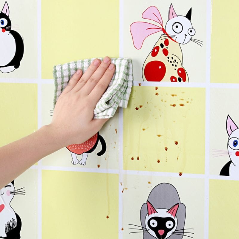 Stiker dinding dapur Anti Air dan Anti Panas Api